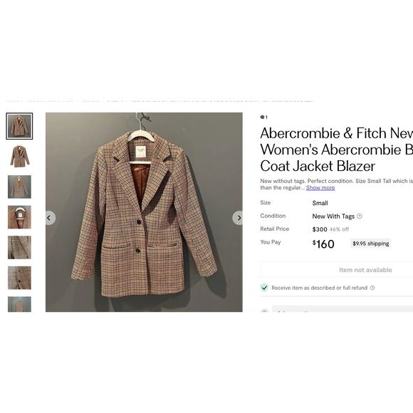 Nine West Plus OX Houndstooth Heritage Blazer - Picture 9 of 9